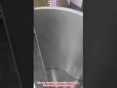 Penutup Pilar Persegi Panel Cladding Kolom Aluminium Dinding Melengkung 2.5Mm