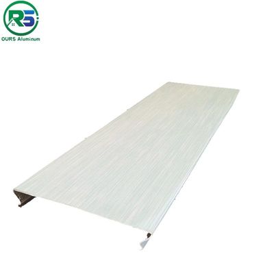 Outdoor Windproof Aluminium Strip Ceiling Commercial Perforated