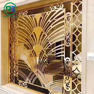 2-4mm Carving Cladding Aluminium Decorative Screens Facades Luxurious Style