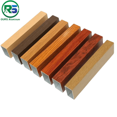 Lingkungan Ramah Linier Langit-langit Metal Gantung 0,8mm Langit-langit Aluminium Putih